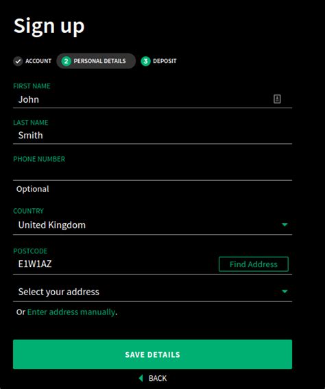 Signup To Smarkets .